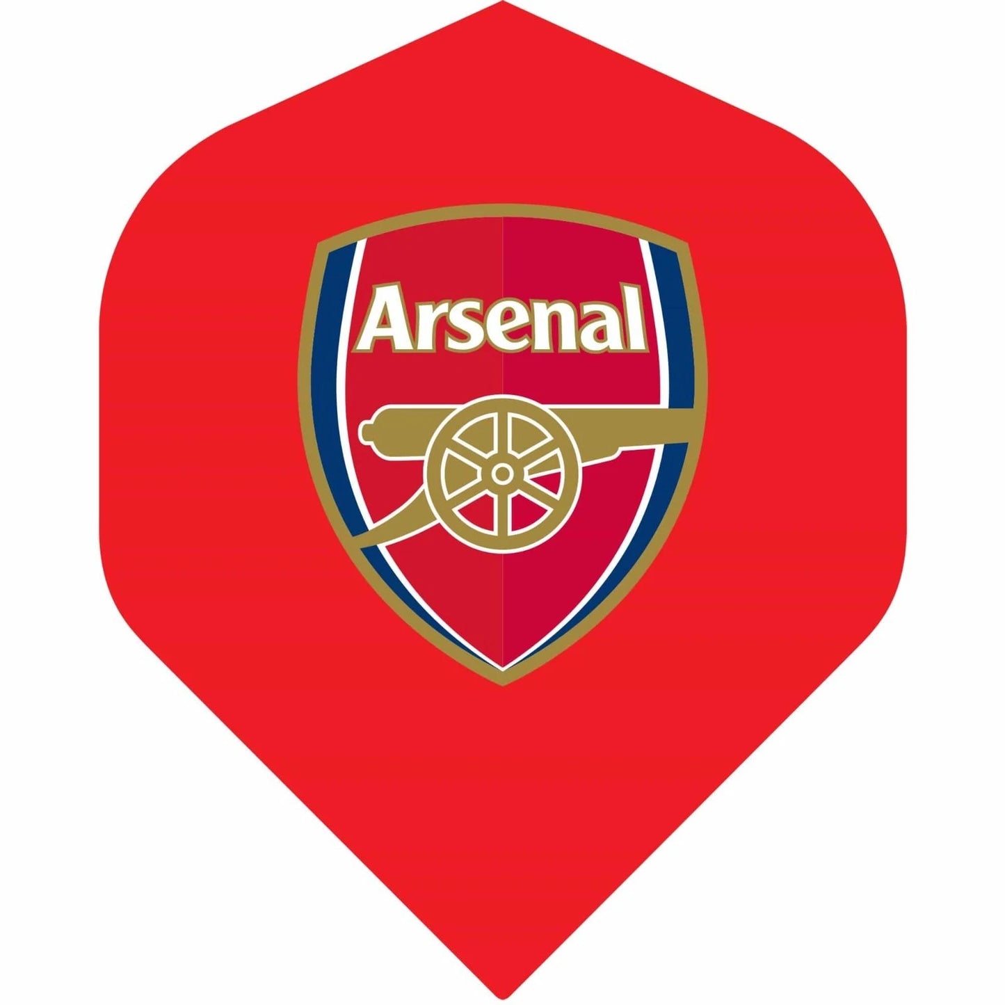 ARSENAL FOOTBALL CLUB RED CREST DART FLIGHTS