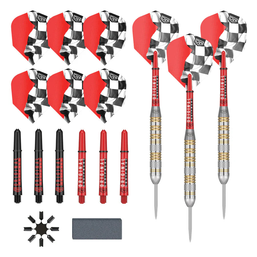 DW CHALLENGER DARTS SET 20G - 30 PIECE CHROME DARTS