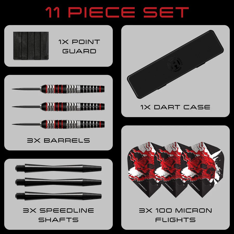HARROWS RYAN SEARLE HEAVY METAL STAINLESS STEEL DARTS