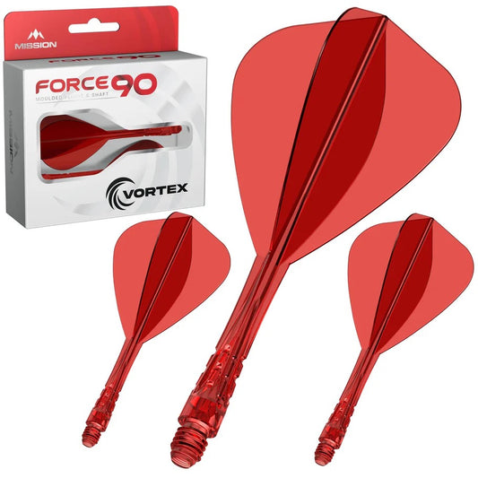 MISSION FORCE 90 VORTEX MOULDED FLIGHT & SHAFT - KITE