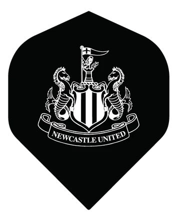 NEWCASTLE UNITED FC DART FLIGHTS NO2 STANDARD SHAPE MONO CREST