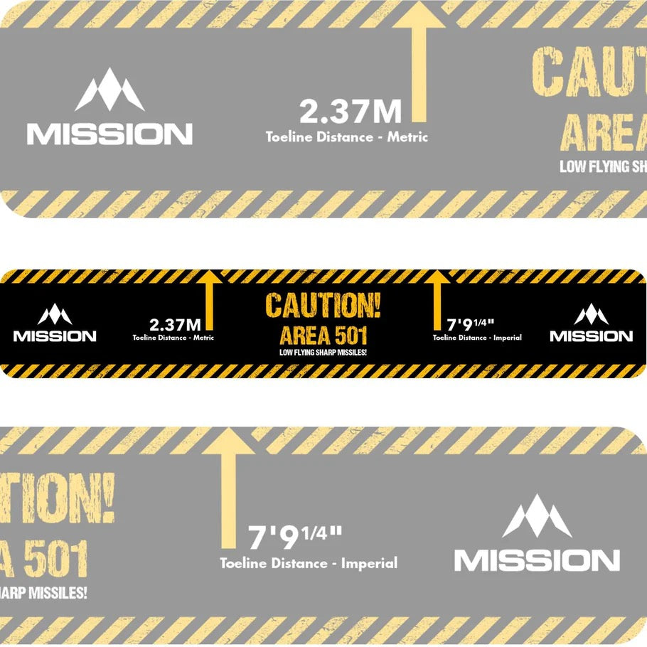 MISSION THROW LINE OCHE TOELINE - CAUTION - AREA 501