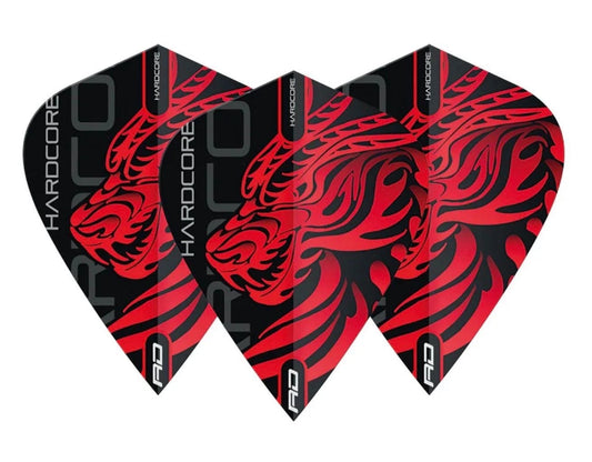 JONNY CLAYTON RED DRAGON HARDCORE RADICAL KITE WELSH DRAGON DART FLIGHTS