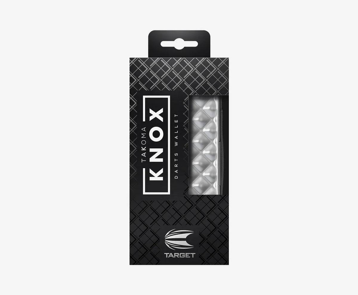 TARGET TAKOMA KNOX SILVER WALLET DARTS CASE