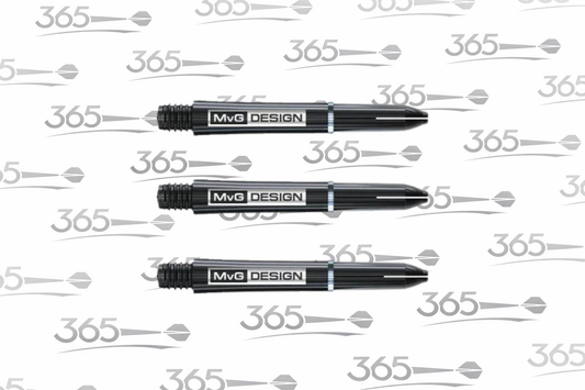WINMAU MVG DESIGN NYLON SHORT DART SHAFTS STEMS - 1 SET (3 SHAFTS)