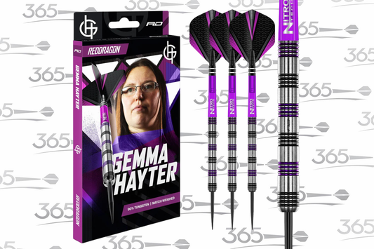 GEMMA HAYTER RED DRAGON 22G 90% TUNGSTEN PROFESSIONAL DARTS