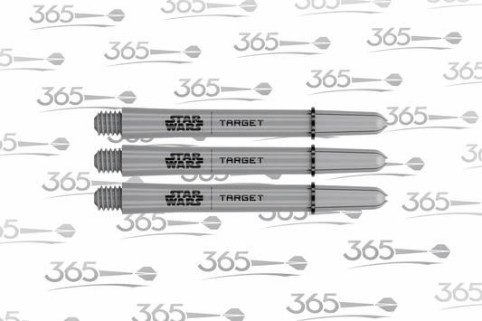TARGET DARTS STAR WARS GREY PRO GRIP DART SHAFTS - IN TARGET PACKAGING
