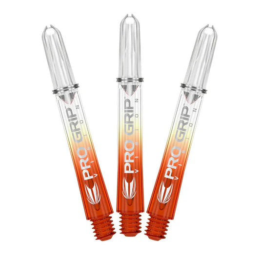 TARGET PRO GRIP VISION DART SHAFTS / DART STEMS WITH LOCKING RINGS - TWO TONE