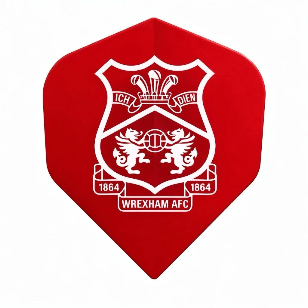 WREXHAM AFC FOOTBALL CLUB 23G BRASS DARTS SET