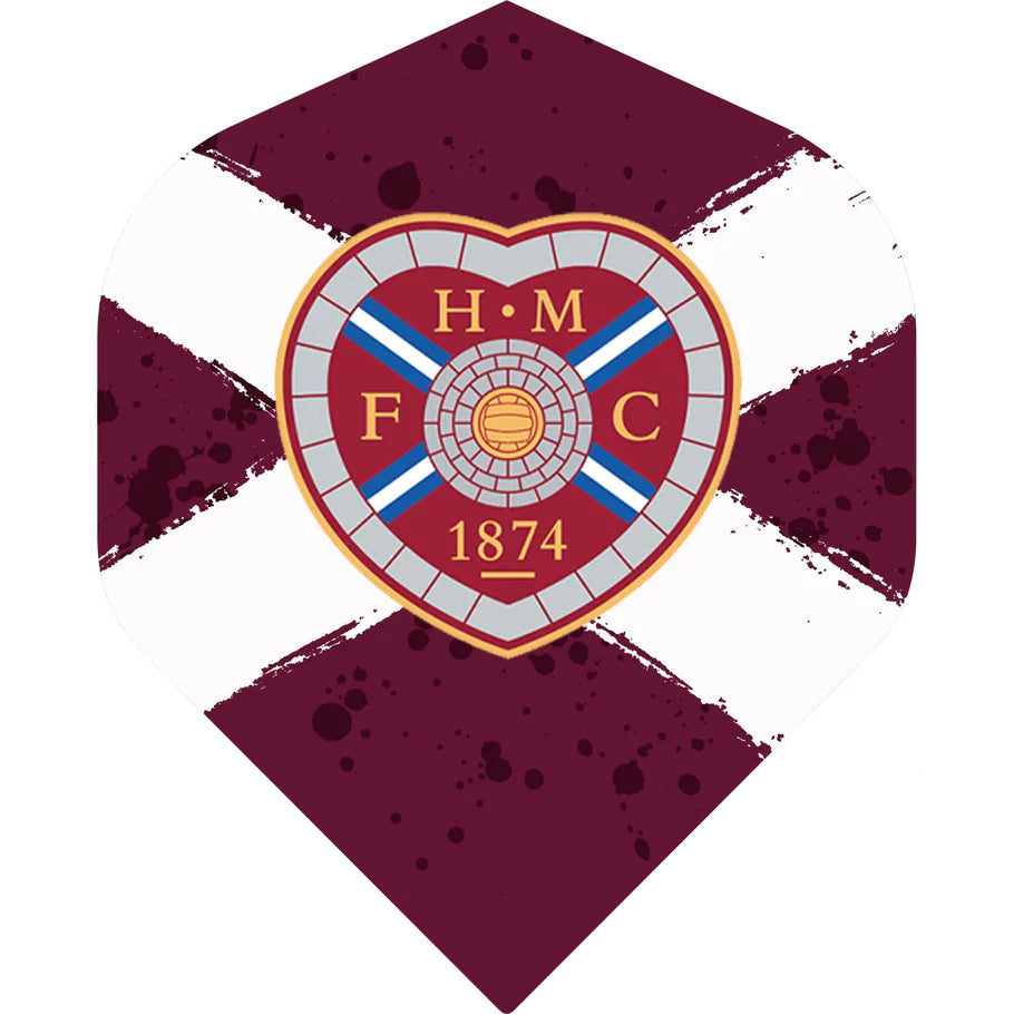 HEARTS OF MIDLOTHIAN FOOTBALL CLUB DART FLIGHTS