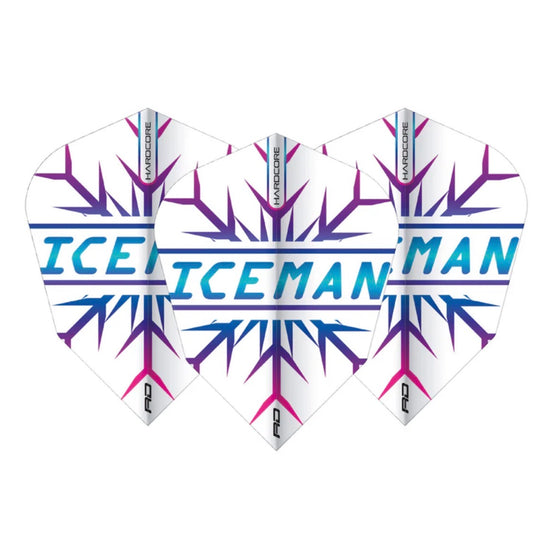 GERWYN PRICE RAINBOW ICEMAN RED DRAGON HARDCORE V-STANDARD SHAPE DART FLIGHTS