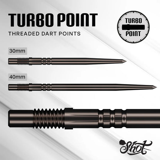 SHOT TURBO STEEL TIP DART POINTS