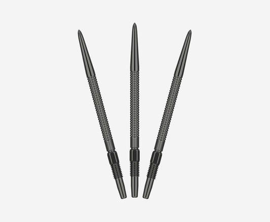 TARGET DARTS GRD BLACK SWISS DARTS POINTS 35MM - BAGGED
