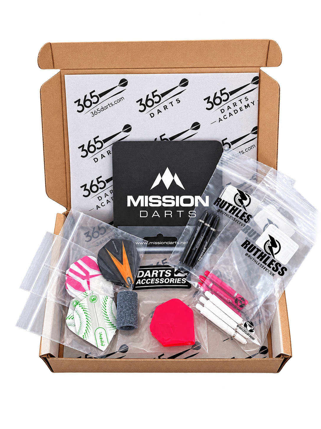 365 DARTS ACCESSORIES BOX - 30 PIECES