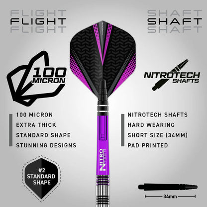 GEMMA HAYTER RED DRAGON 22G 90% TUNGSTEN PROFESSIONAL DARTS