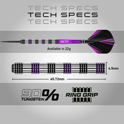GEMMA HAYTER RED DRAGON 22G 90% TUNGSTEN PROFESSIONAL DARTS