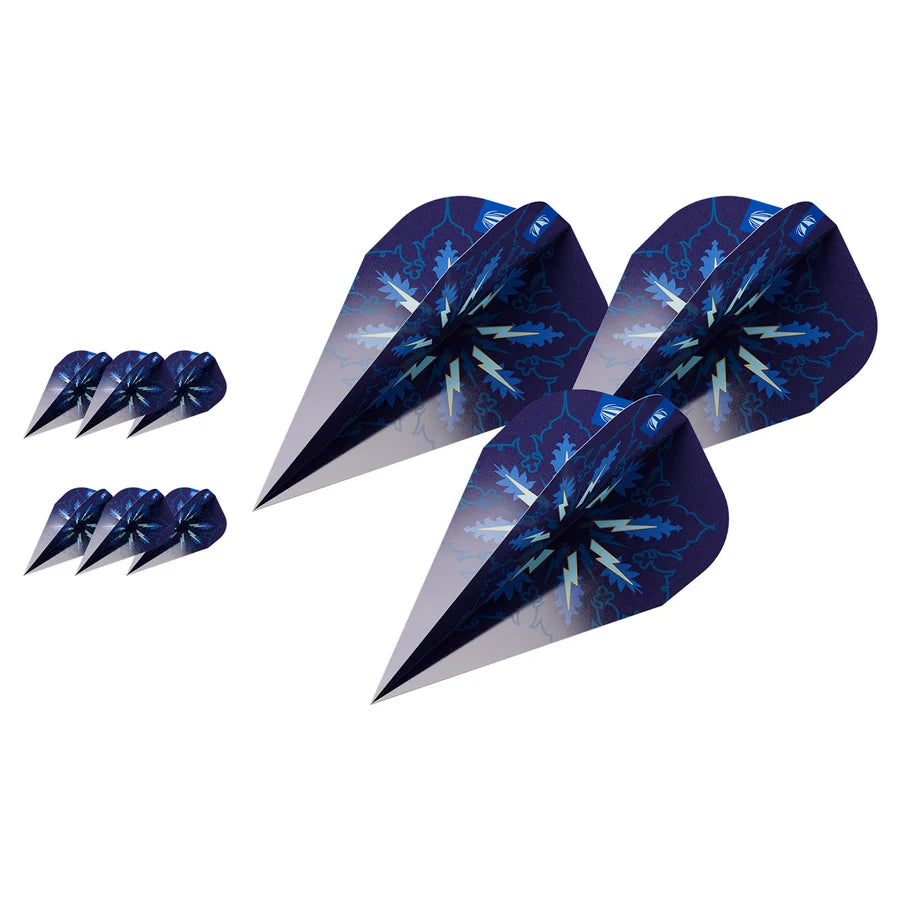 TARGET PHIL TAYLOR POWER GX2 PRO ULTRA DART FLIGHTS - 3 SETS 9 FLIGHTS