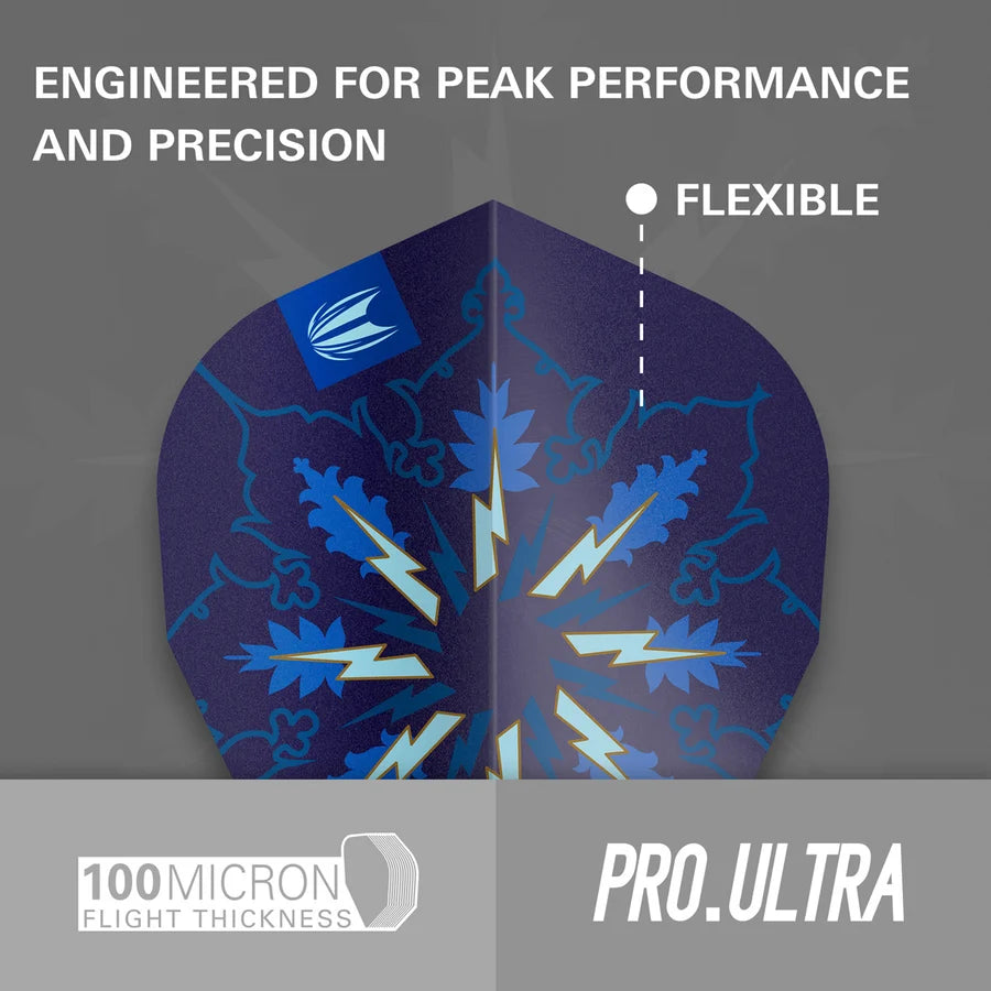 TARGET PHIL TAYLOR POWER GX2 PRO ULTRA DART FLIGHTS - 3 SETS 9 FLIGHTS