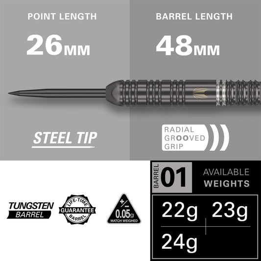 TARGET ARES TUNGSTEN DARTS 23G/24G