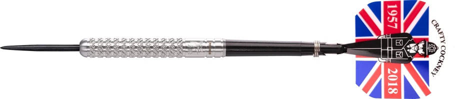 LEGEND DARTS ERIC BRISTOW KNURLED CRAFTY COCKNEY 90% TUNGSTEN STEEL TIP DARTS 25G