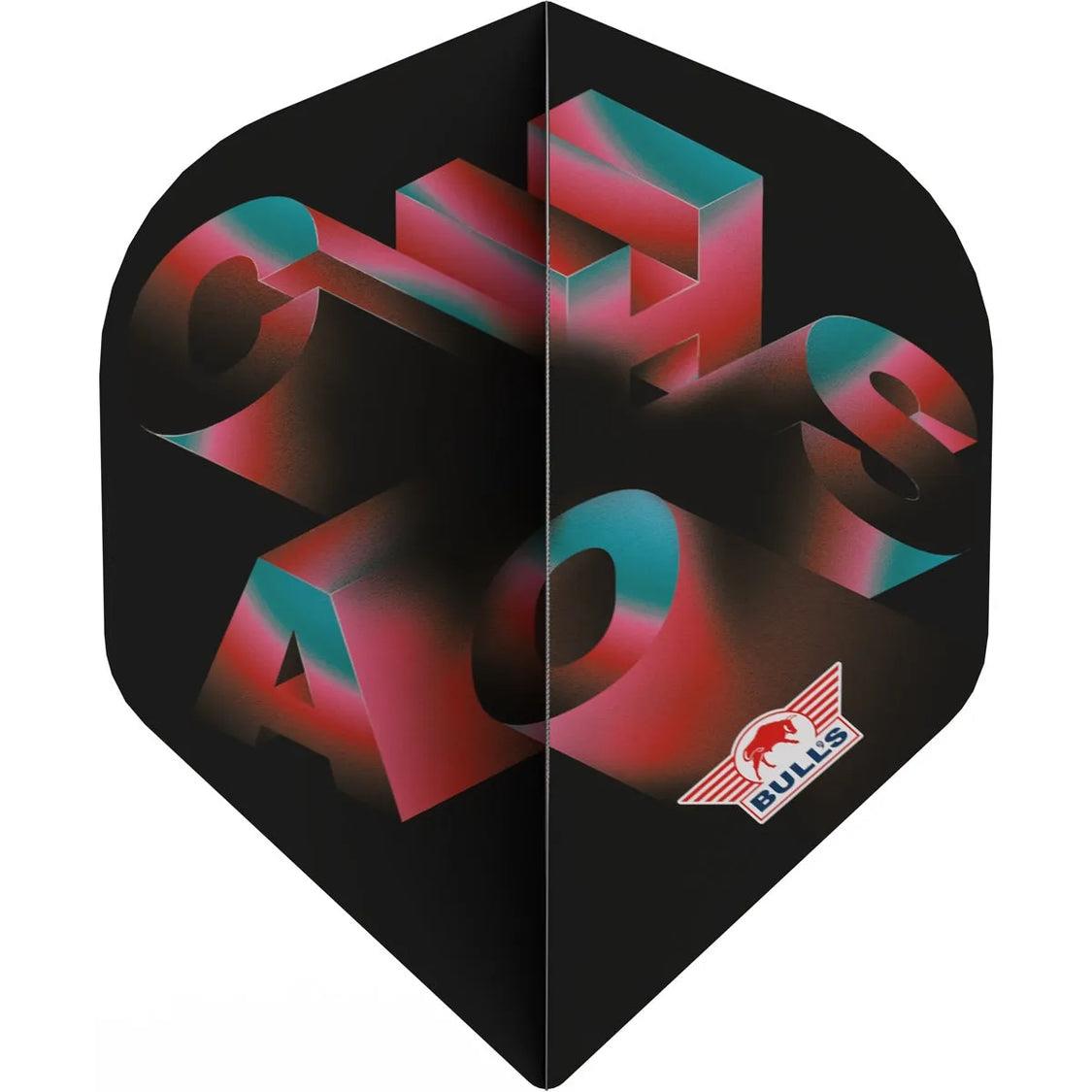 BULLS NL SERIES 100 CHAOS NO2 PINK DART FLIGHTS