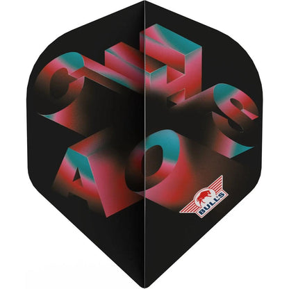 BULLS NL SERIES 100 CHAOS NO2 PINK DART FLIGHTS