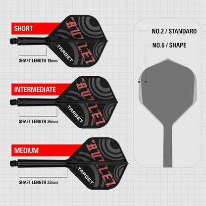 TARGET K FLEX STEPHEN BUNTING THE BULLET NO2 SHAPE
