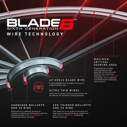 WINMAU BLADE 6 DARTBOARD - CLICK AND COLLECT