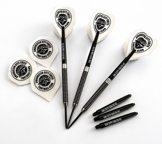CHICHESTER CITY COLTS FOOTBALL CLUB FLIGHTS AND STEMS SET