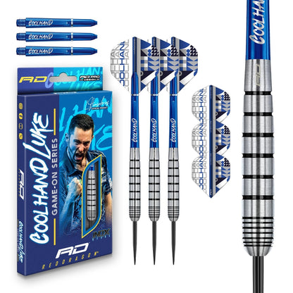 RED DRAGON GAME ON PROFESSIONAL PLAYER SERIES STEELTIP DARTS SET