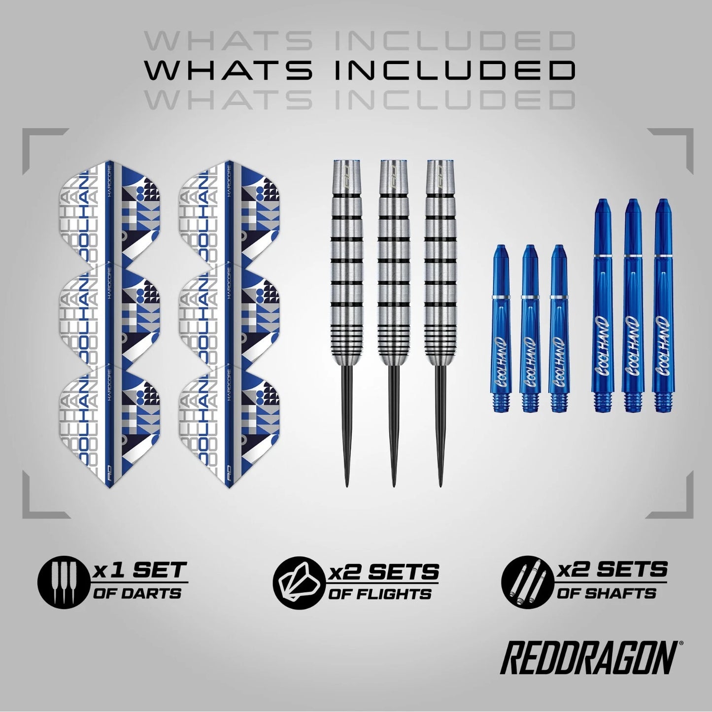 RED DRAGON GAME ON PROFESSIONAL PLAYER SERIES STEELTIP DARTS SET