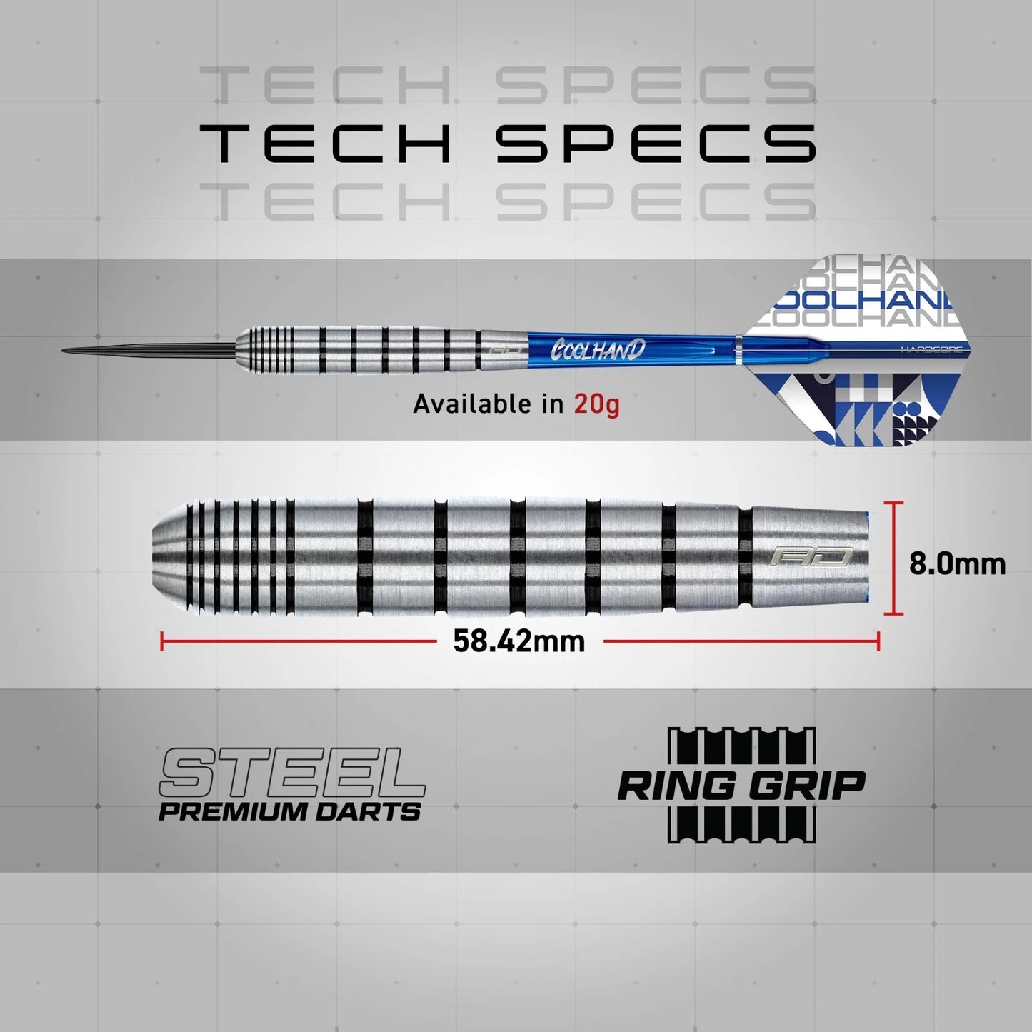 RED DRAGON GAME ON PROFESSIONAL PLAYER SERIES STEELTIP DARTS SET