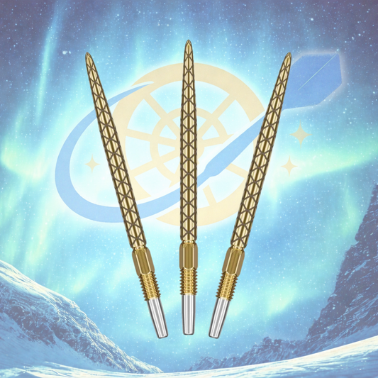 TARGET DARTS DIAMOND PRO SWISS POINTS DART POINTS - BLACK - GOLD - 26/30/35MM