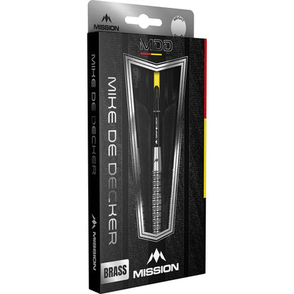 MISSION MIKE DE DECKER DARTS STEEL TIP - BRASS - TUNGSTEN LOOK - 20G