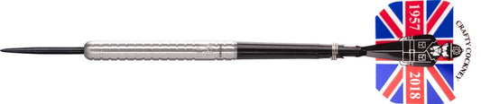 ERIC BRISTOW - STEEL TIP - COCKED FINGER - R1 - SILVER LEGEND DARTS 90% TUNGSTEN 26G