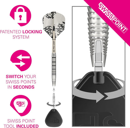 TARGET EXO 02 SWISS POINT 90% TUNGSTEN DARTS