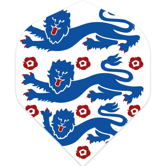 ENGLAND FOOTBALL DART FLIGHTS THREE LIONS - OFFICIAL PRODUCT - FIFA WORLD CUP
