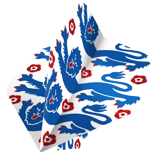 ENGLAND FOOTBALL DART FLIGHTS THREE LIONS - OFFICIAL PRODUCT - FIFA WORLD CUP