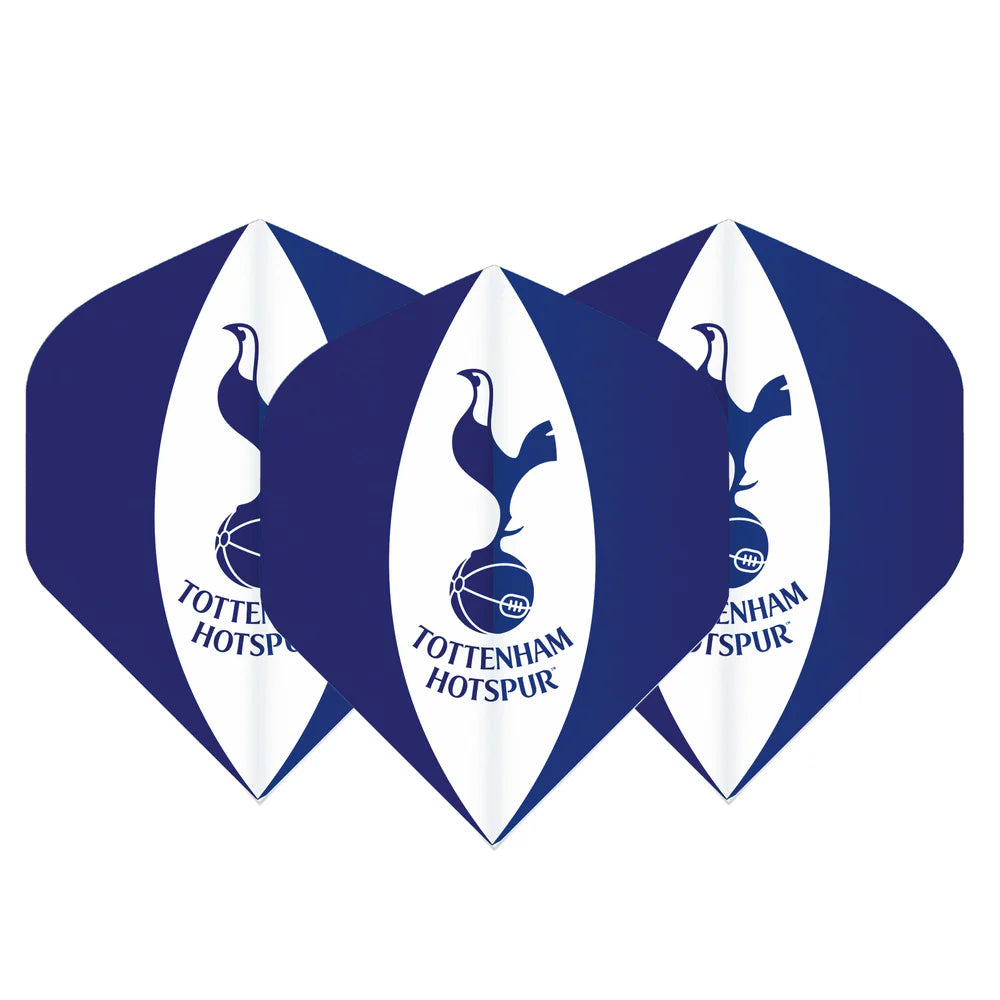 RED DRAGON TOTTENHAM HOTSPUR FOOTBALL CLUB BLUE AND WHITE DART FLIGHTS