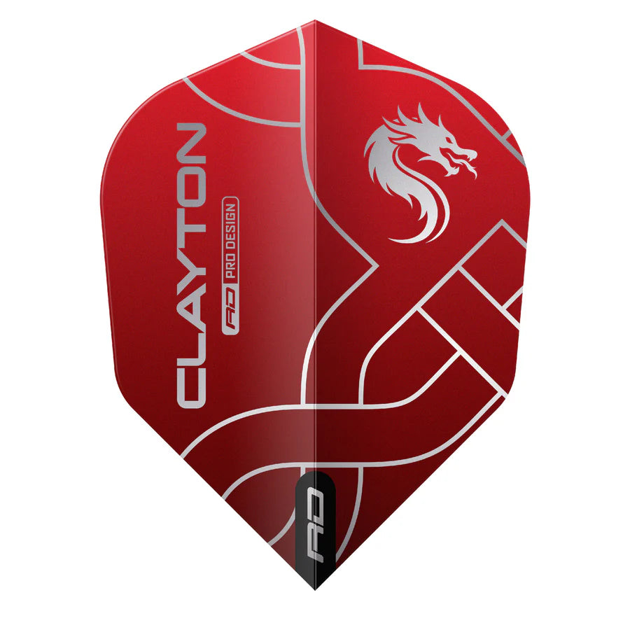 RED DRAGON JONNY CLAYTON PRO DESIGN RED FLIGHTS