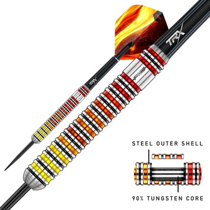 Red Dragon Furnace 90% Tungsten Core Steel Tip Darts