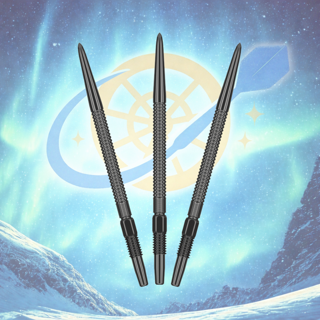 TARGET DARTS GRD BLACK SWISS DARTS POINTS 35MM - BAGGED