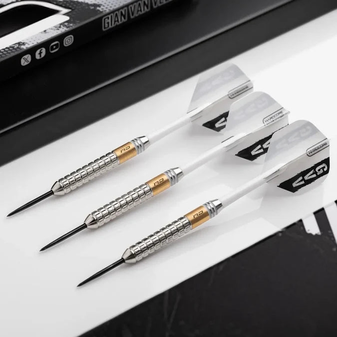 RED DRAGON GIAN VAN VEEN SE BRASS DARTS SET