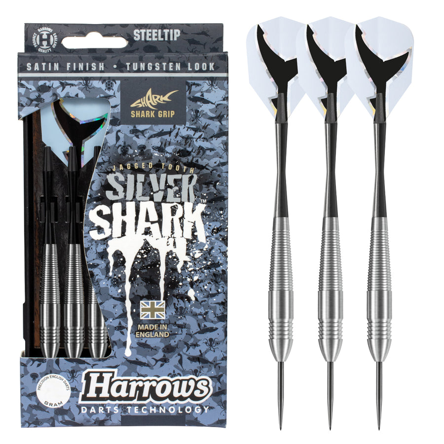 HARROWS SILVER SHARK TUNGSTEN LOOK DARTS