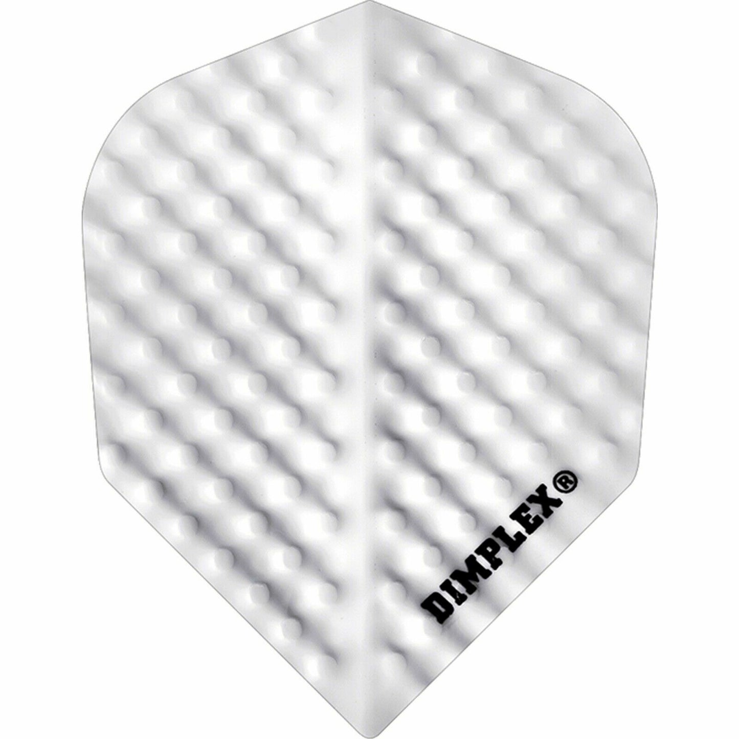 HARROWS WHITE DIMPLEX DART FLIGHTS