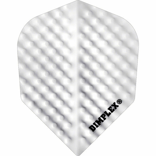 HARROWS WHITE DIMPLEX DART FLIGHTS