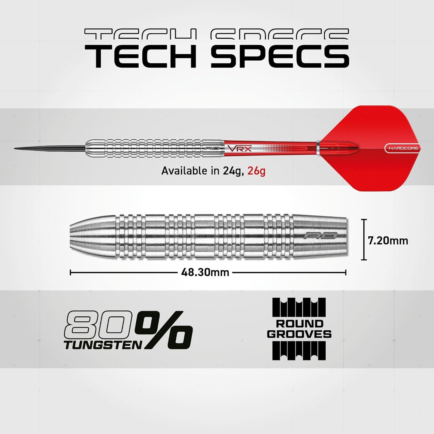 RED DRAGON HELLFIRE TUNGSTEN DARTS 26G