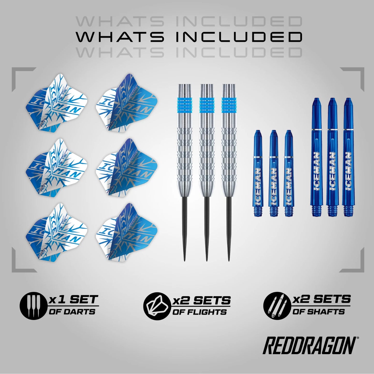RED DRAGON GAME ON PROFESSIONAL PLAYER SERIES STEELTIP DARTS SET
