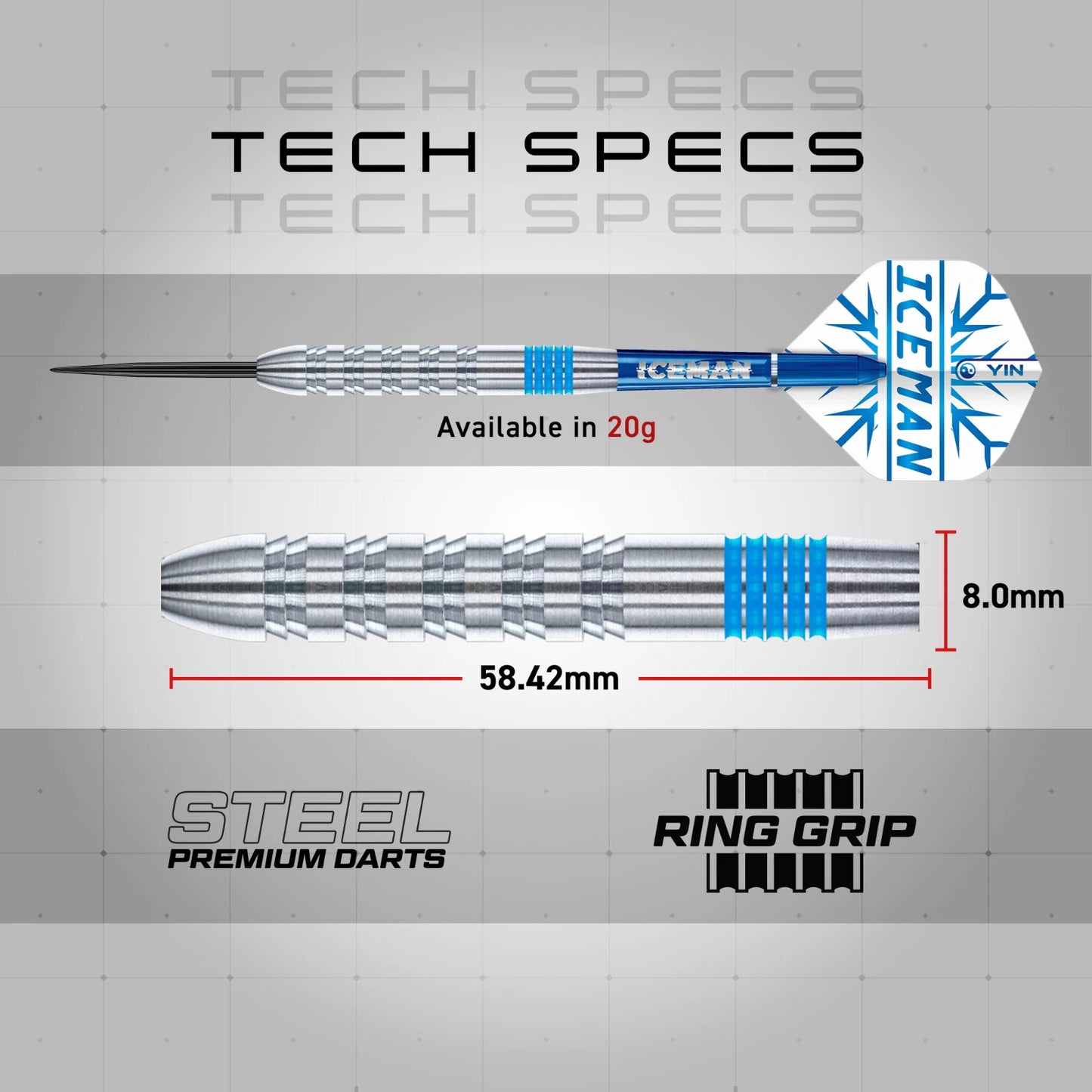 RED DRAGON GAME ON PROFESSIONAL PLAYER SERIES STEELTIP DARTS SET