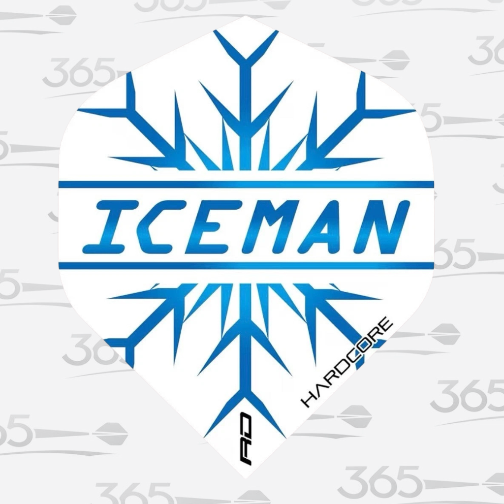 RED DRAGON ICEMAN DART FLIGHTS AND V-GROOVE ALUMINIUM SHAFTS - GERWYN PRICE SET